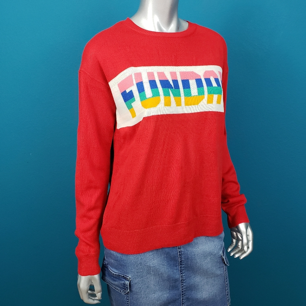 🆕️🎉 BRAVE SOUL "FUNDAY" Rainbow Sweater // (NWT)